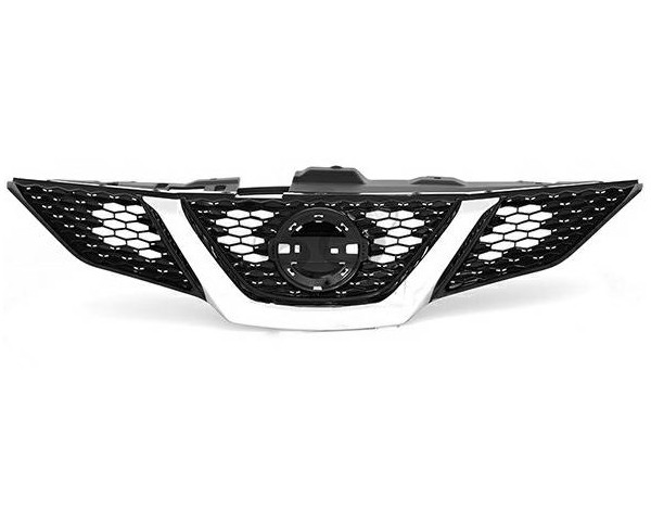 Gitter Grill Vorne Nissan Qashqai 2014-2017 VERCHROMT-SCHWARZ-image