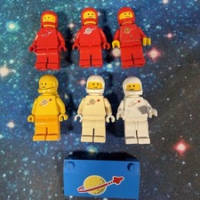 Lego Vintage Minifigur Classic Raumfahrer rot gelb weiß Konvolut