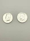 2x 1964 Kennedy Half Dollar Proof Coins 90% Silver Brilliant Proof Set #1102