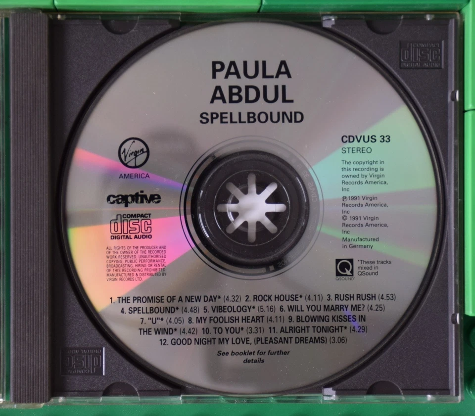 Paula Abdul - Spellbound - Virgin - CD - 1991 - Bild 3 von 4