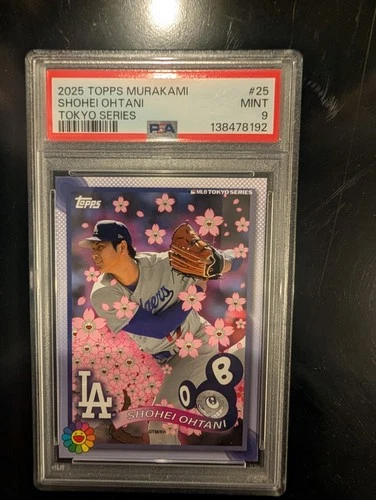 2025 Topps Mlb World Tour Tokyo Series Takashi Murakami- Shohei Ohtani #25 PSA9