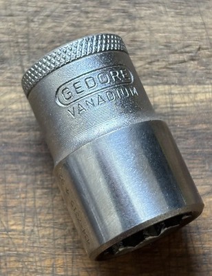GEDORE D19 - 18mm metrisch.  1/2'' Antrieb - 12 Punkt Stecknuss - gelagert / unbenutzt 
