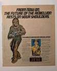 Star Wars Vintage Palitoy UK Chewbacca Bandolier Offer  ADVERT Kenner 1984