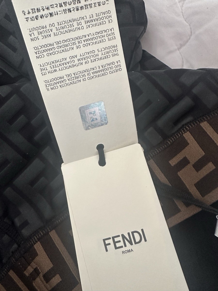 Fendi ロゴプリント スキニーレギンス Fendi ロゴプリント スキニー