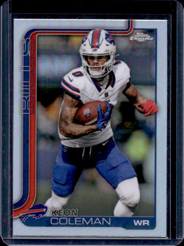 2025 Topps Chrome Keon Coleman Refractor #30 Bills