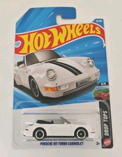 Hot Wheels 2026 Case C Porsche 911 TURBO Cabriolet Long Card with FREE Protector