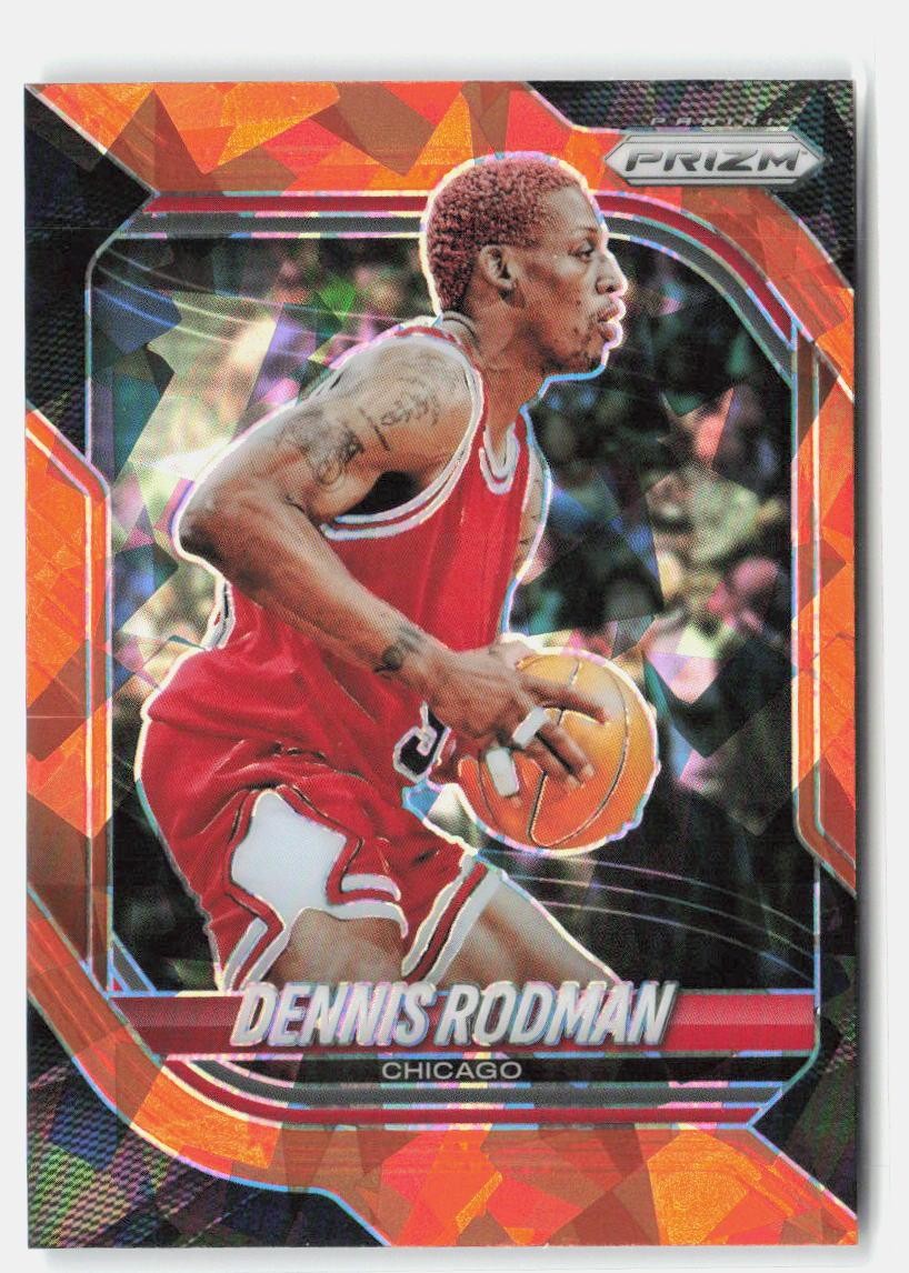 2025-26 Panini Prizm #159 Dennis Rodman Orange Ice Prizm