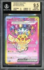 Pokemon Mega Evolution Ascended Heroes #277 Pikachu ex SIR BGS 9.5 GEM +