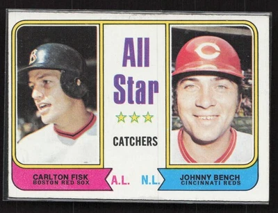 1974 Topps #331 All-Star Catchers - EX/EX+ Set Break! - Image 1 of 2