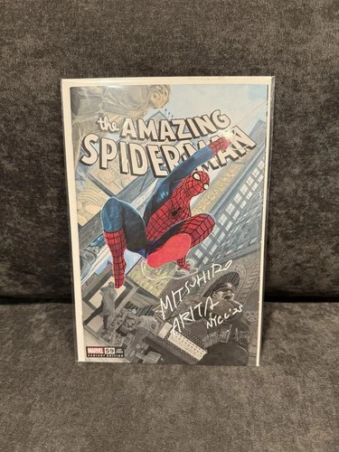 Amazing Spider-Man #59 Mitsuhiro Arita SIGNED Comic NYCC 2025 Pokemon! NM!