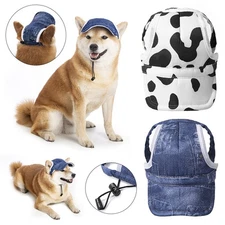 Pet Hat With Adjustable Chin Strap And Breathable Fabric For Small Medium Large