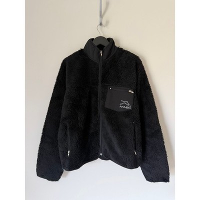 Akimbo Club Wasatch Deep Pile Fleece Jacket - Size XL - Jet Black