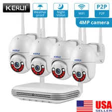 KERUI 8CH NVR Security WiFi IP Camera Waterproof 4MP 2K Outdoor CCTV System Kit