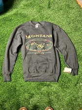 Vintage Jerzees 1994 Wild West Co. Montana Screen Print Sweatshirt New USA Made