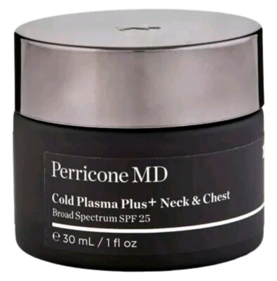 NEW Perricone MD Cold Plasma Plus+ Neck & Chest 1 Oz / 30 ml FREE SHIPPPING LOOK