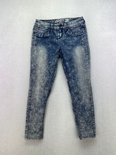 Seven7 Womens Size 2 Acid Wash Mid Rise Legging Skinny Jeans