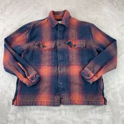 Abercrombie Fitch Shacket Shirt Jacket Women Small Plaid