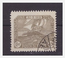 FIUME 1919 - PLEBISCITO Centesimi 45 Usagé