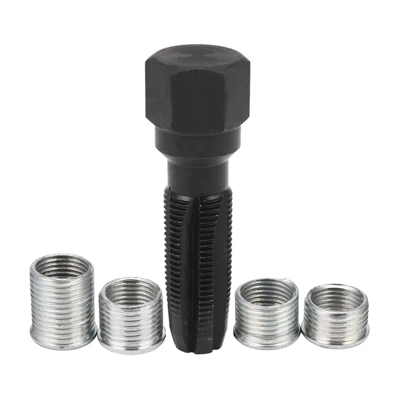 3X 14mm Thread Repair Kit Rethread Tool Kit Reamer Tap M14x1.25