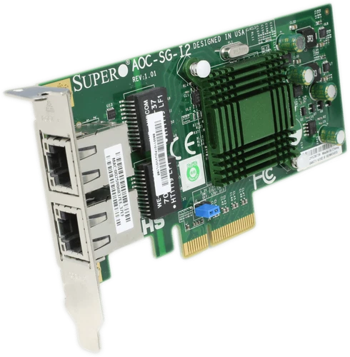 Supermicro AOC-SG-I2 Netzwerkkarte Dual Port PCIe2.0 x4 Gigabit Ethernet Adapter