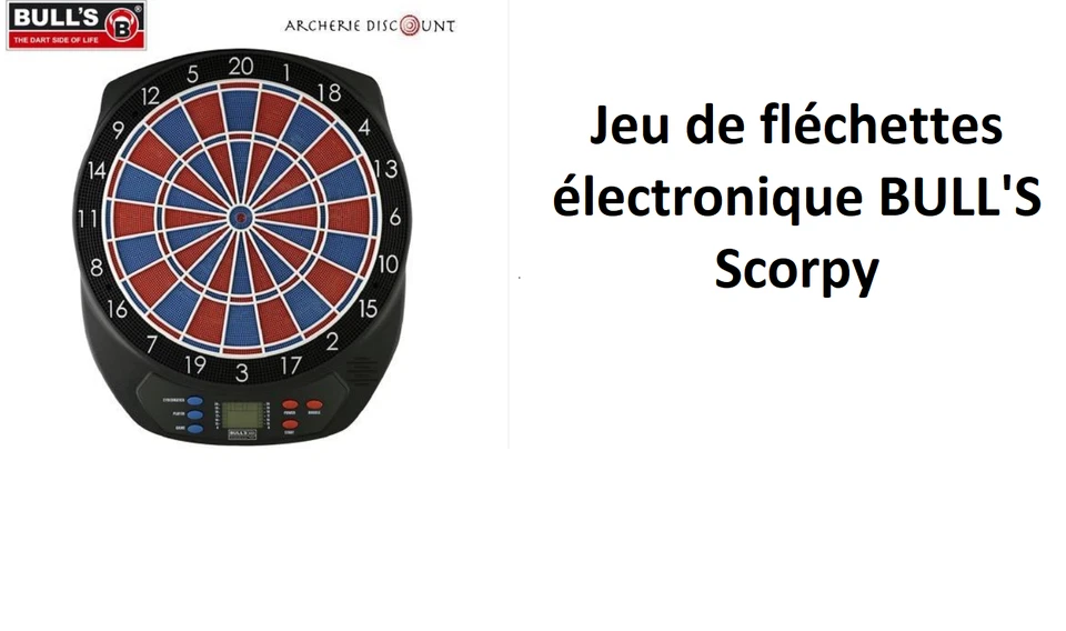 JEU DE FLECHETTE PRO BULL'S Scorpy