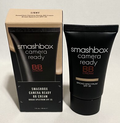 Smashbox Camera Ready BB Cream SPF35 Shade LIGHT 1oz / 30ml New in Box