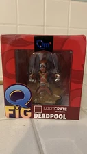 Deadpool Brand New Loot Crate Exclusive Marvel Q-Fig Vinyl Figure QMX New in Box