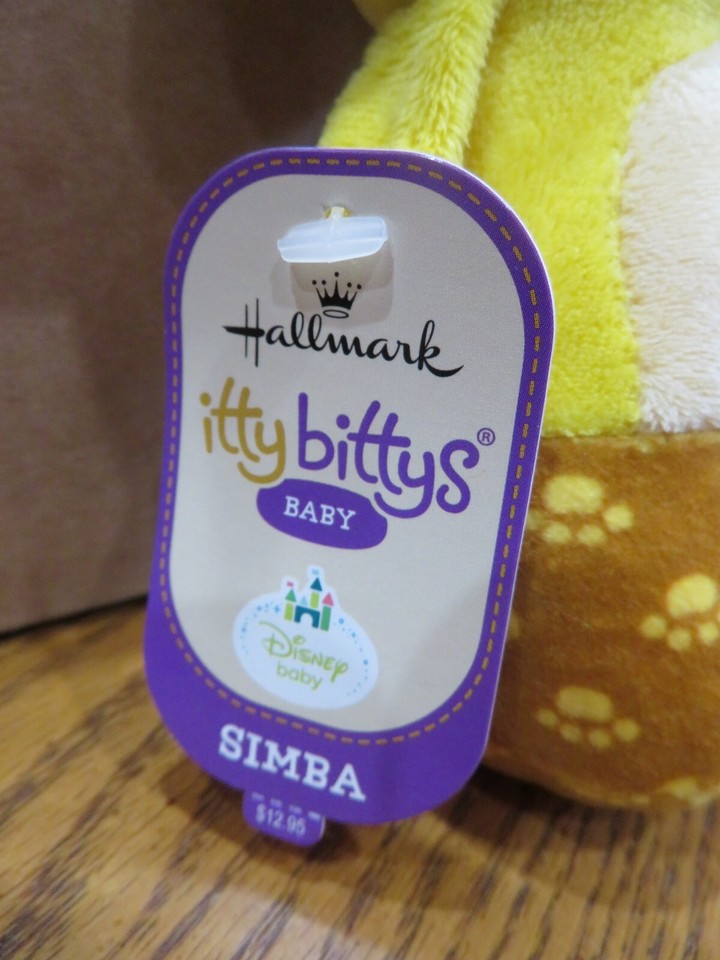 Hallmark Itty Bitty - Disney SIMBA-( LION KING) Rattle Makes Musical ...