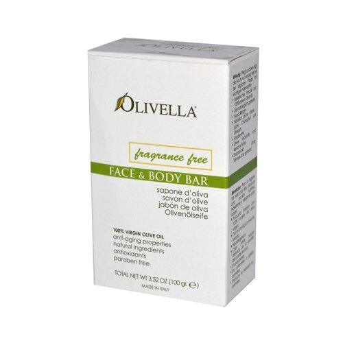 Olivella Face & Body Bar Soap Antioxidant Raw Fragrance Free Antiaging