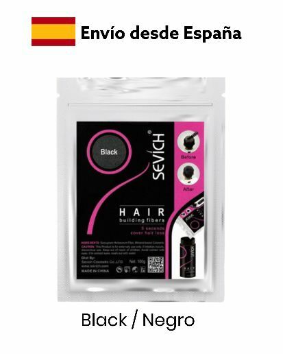 FIBRAS CAPILARES | 500g Bolsa recarga | TODOS LOS COLORES | Sevích | HAIR FIBERS