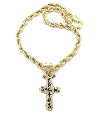 New Hip Hop Cactus Jack Pendant 8mm/18'',20'',24'' Rope Chain Necklace RC3920