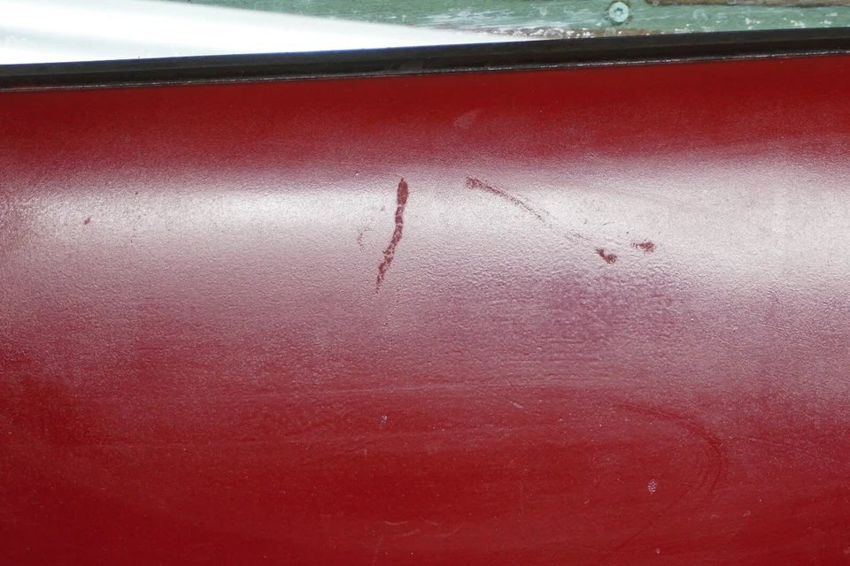 VERMELHO 1998-2004 MERCEDES SLK230 R170 PORTA EXTERNA LATERAL ESQUERDA COM ALÇA DE VIDRO FABRICANTE DE EQUIPAMENTO ORIGINAL - Imagem 3 de 4