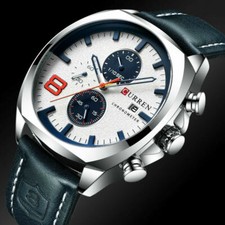 CURREN Men Watch Luxury Military Analog Date Quartz Sport Waterproof Wristwatch