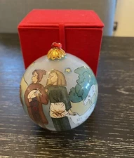 Treasured Vision, Inside Hand-Painted Blown Glass Ornament w/ Box, PO-LN