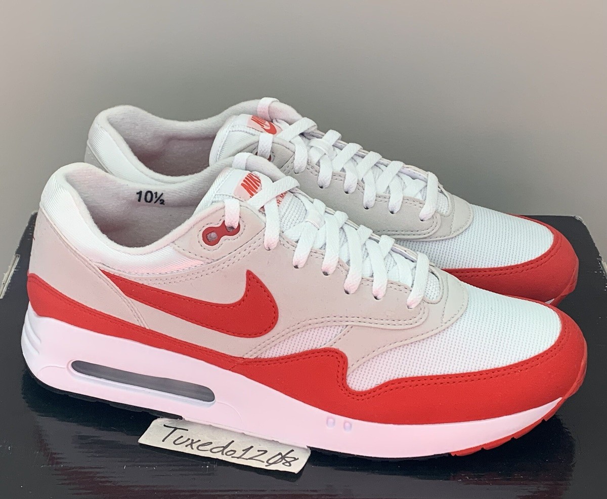 DS Nike Air Max 1 G '86 sz10.5 University Red spikeless golf DS Nike Air Max 1 G '86 sz10.5 University Red spikeless golf