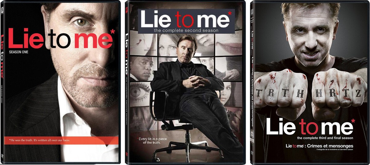 Lie To Me The Complete TV Series Seasons 1+2+3(14 DVD,1-3