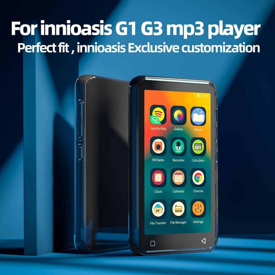 Innioasis G1 G3 Mp3 Player Case, Clear Case for Mp3 Player AntiScratch