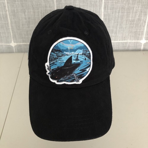 San Jose Sharks Open Water Hat Black Design Jeff McMillan Promo Adjustable Cap - Picture 6 of 14
