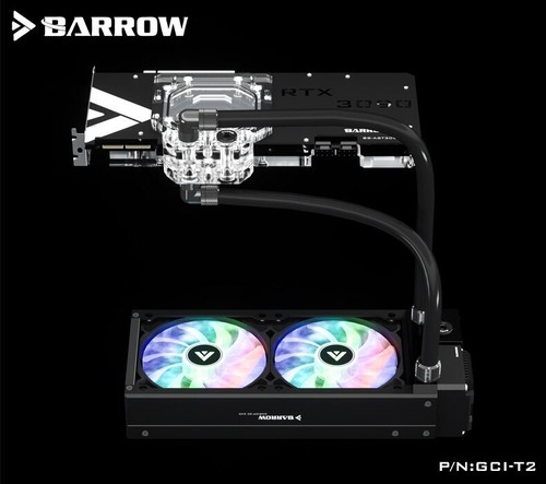 Barrow Water Cooling Kits 240mm 360mm Radiator+17W PWM Pump+Fan+Hose Fittings - 第 3/13 張圖片