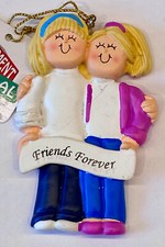 Personalized FRIENDS FOREVER Christmas Tree Ornament