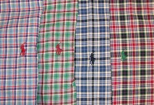 Polo Ralph Lauren Classic Fit Plaid Twill Shirt 89-95 W PONY Blue Red Green NWT