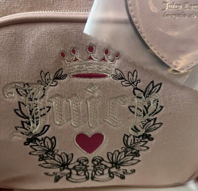 Juicy Couture Pink Diamond Velour Heritage Mini Backpack Juicy Couture Velour Pink Diamond Heritage Backpack  main image 2