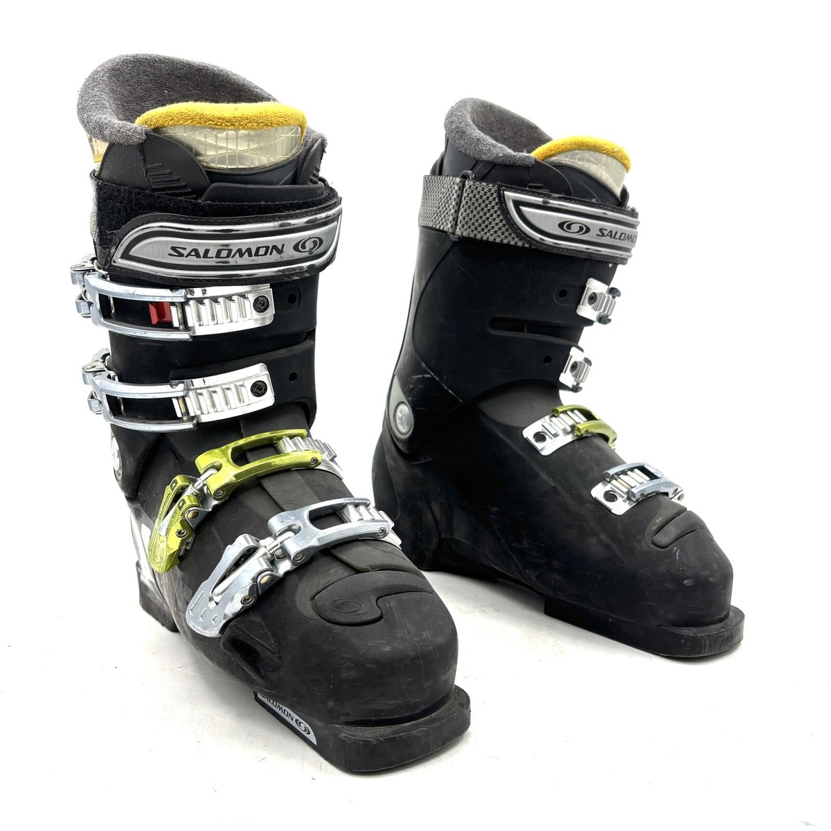 Salomon X Wave 8 Black Downhill Alpine Ski Boots Men's Size Mondo