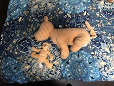 Disney Store 1990s Classic Winnie the Pooh Tigger Sherpa Fur Baby 12" Plush