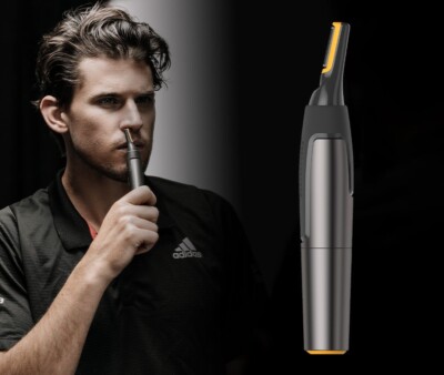 Nasenhaartrimmer Akku MicroTouch Titanium Für Augenbrauen, Nase, Koteletten & Co