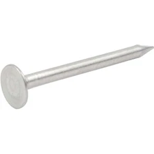 2" Aluminum Vinyl Siding Flat Head Nails - 2.5 lbs -