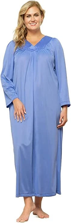 Long sleeve ankle length nightgown new arrivals