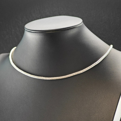 Vintage Sarda Sterling Silber Schlangenkette Halskette  