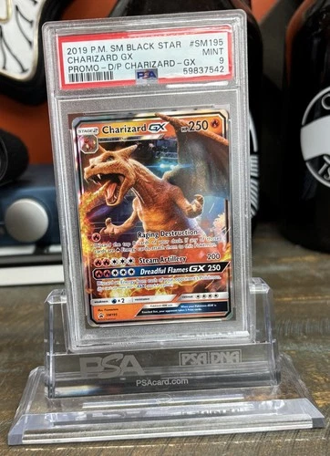 2019 Pokemon Charizard GX  Detective Pikachu SM195 Black Star Promo - PSA 9