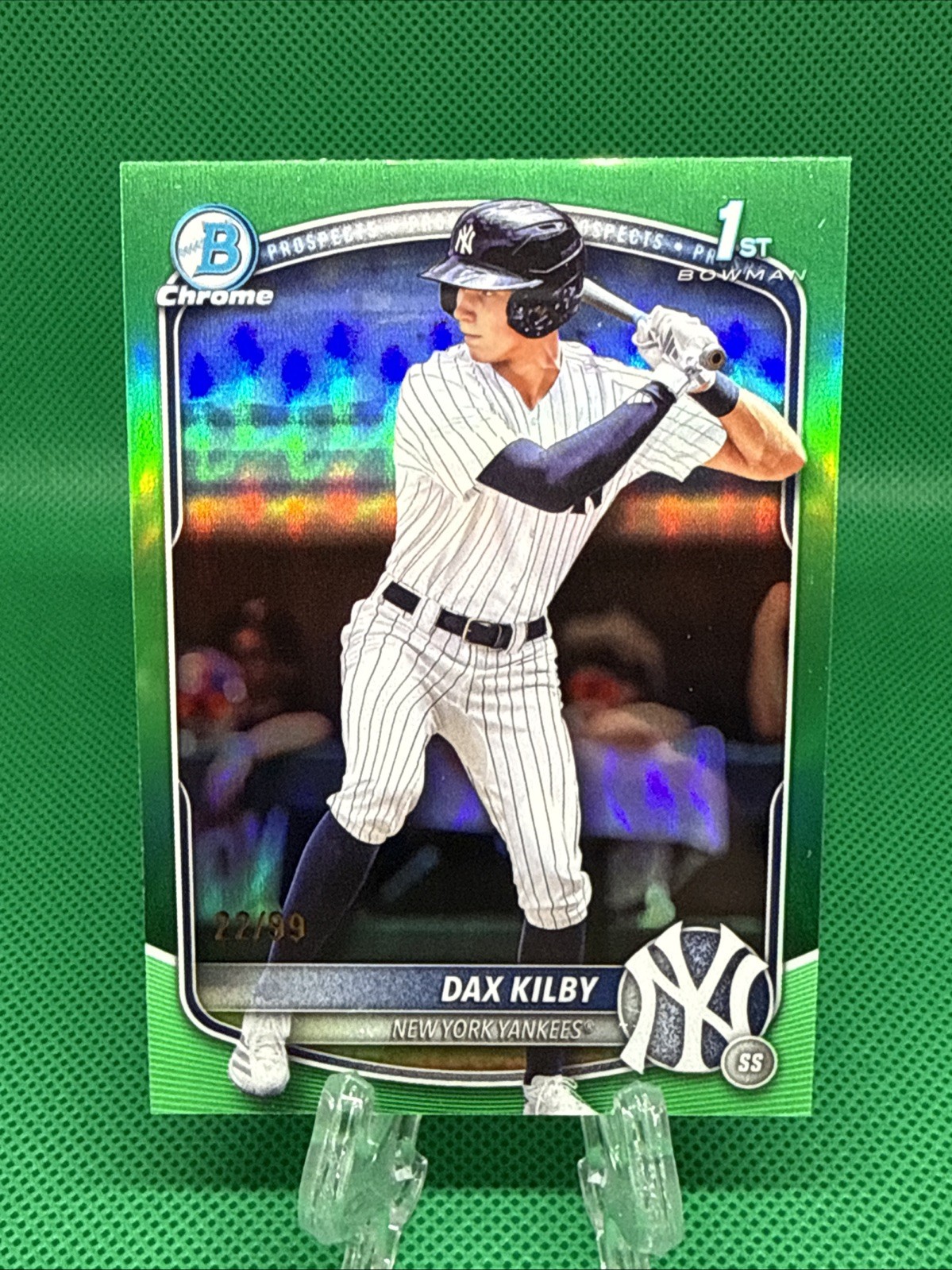2025 Bowman Draft Chrome #BDC-146 Dax Kilby 1st Bowman True Green Refractor/99